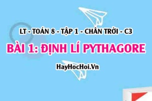 Định lí PyThagore, Định lí Pythagore đảo và vận dụng Định lí Pythagore? Toán 8 Chân trời tập 1 Bài 1 C3